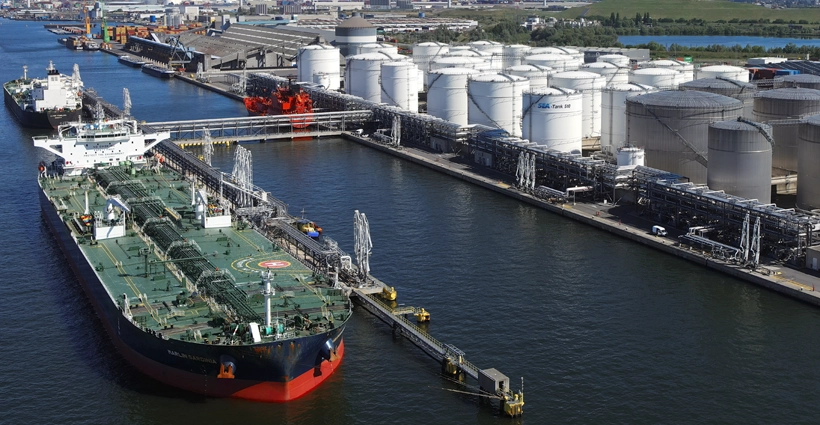 ship next storage tanks